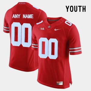 Youth Ohio State Buckeyes #00 Customized Red Nike NCAA Limited College Football Jersey March VDE1344IM